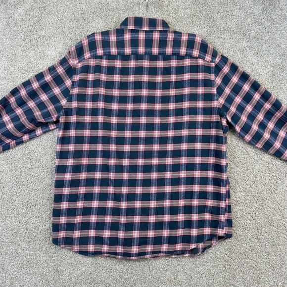 UNTUCKit Capranera Shirt Mens Large Green Red Plaid Cotton Long Sleeve Button Up - Picture 2 of 7